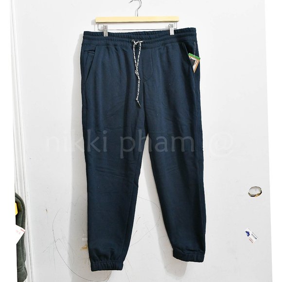Weatherproof Vintage Men’s Fleece Lined Jogger in Navy - Picture 2 of 5